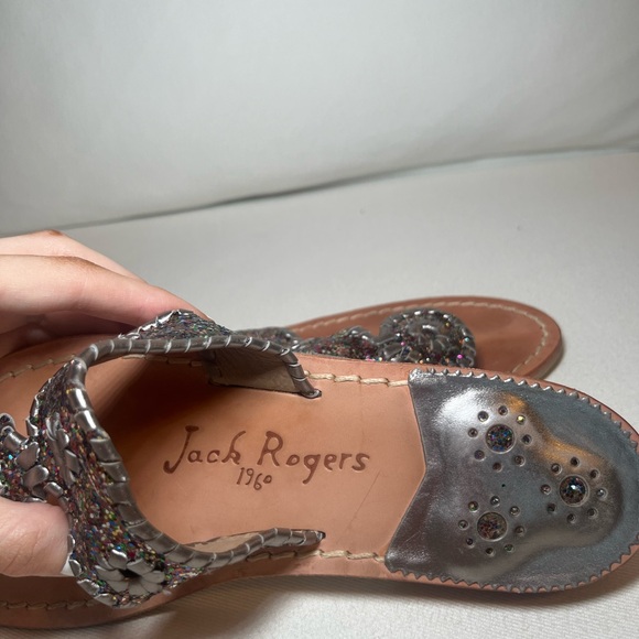 Jack Rogers Colorful Glitter Sandals - Picture 3 of 5
